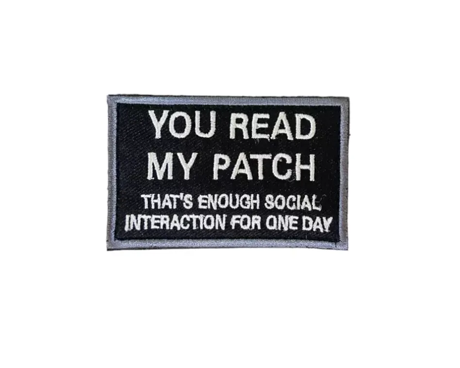 YOU READ MY PATCH